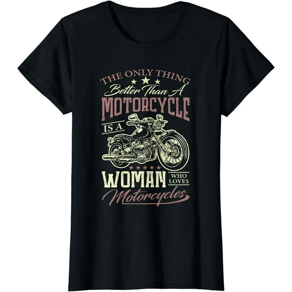 Biker Motorcycle Women T-Shirt