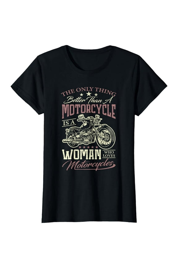 Biker Motorcycle Women T-Shirt