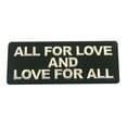 thumbnail image 1 of Biker Patch - All For Love And Love For All Iron On Patch Cosplay Costume Vest Novelty DIY, 1 of 1