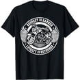 thumbnail image 1 of Biker Respect Is Earned Loyalty Is Returned Motorcycle T-Shirt, 1 of 5