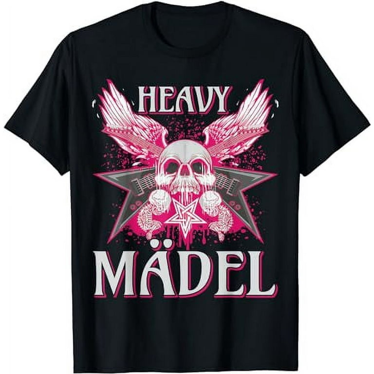 Biker Rocker Woman Heavy Rock Punk Girls Hard Girl Metal T Shirt Walmart
