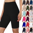 Biker Shorts Women,Capri Pants High Waist Tummy Control Fitness