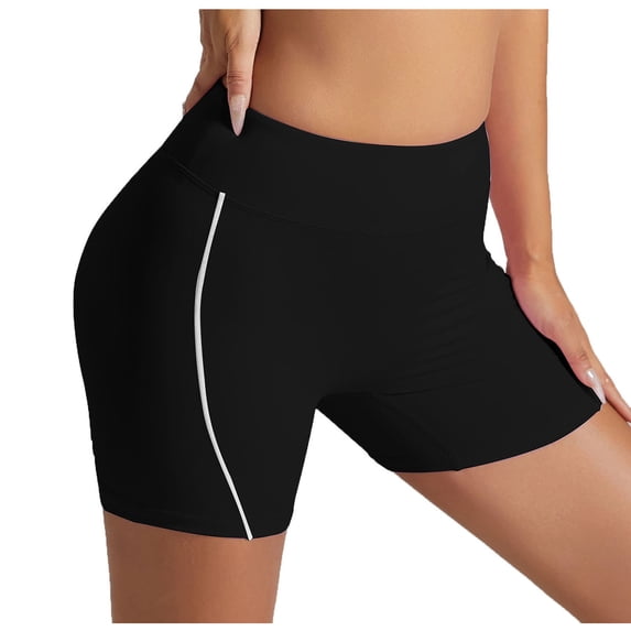 Biker Shorts for Women Smooth Yoga Shorts Stretchy Workout Shorts Active Gym Spandex Compression Shorts