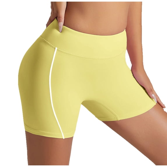 Biker Shorts for Women Smooth Yoga Shorts Stretchy Workout Shorts Active Gym Spandex Compression Shorts