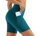 thumbnail image 1 of Biker Shorts for Women with Pockets Soft High Waisted Workout Yoga Running Gym Tennis Shorts Leggings, 1 of 7