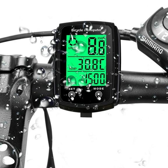 Biker Speedometer,Computer Led Computer Led Computer Waterproof Wired Mountain Road Bike With Mountain Road Computer Waterproof With Bike Computer Buzhi Biker Computer Wi Bike Lanru Black