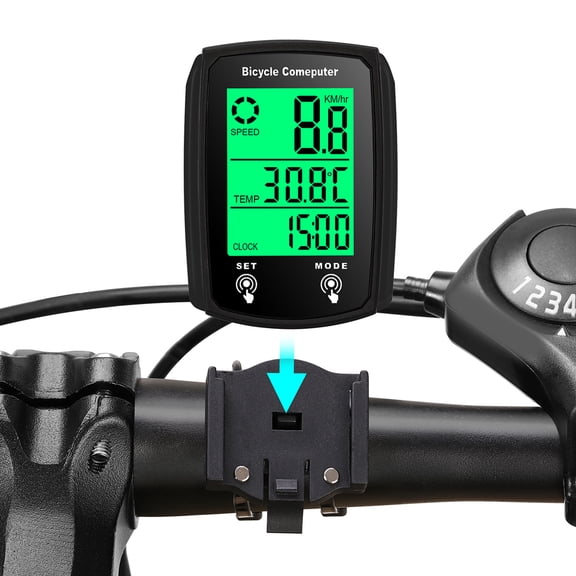 Biker Speedometer,Computer Led Computer With Mountain Road Computer Waterproof With Led Computer Waterproof Mountain Road Bike Laoshe Eryue Computer Qisuo Wired Mewmewcat