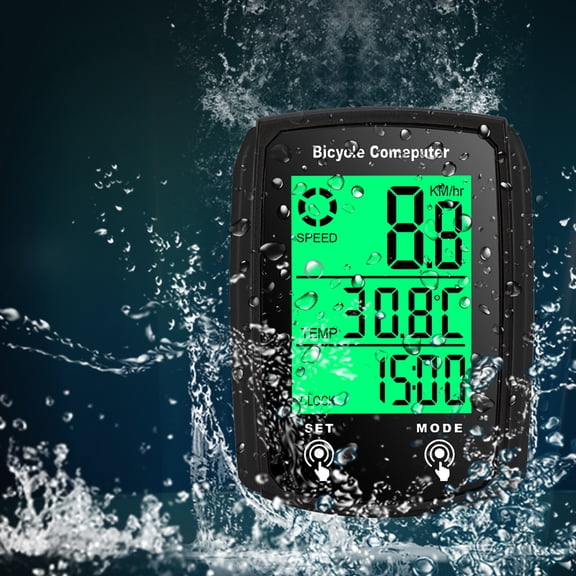 Biker Speedometer,Led Computer Waterproof Computer Led Computer Wired With Mountain Road Biker Waterproof With Mountain Bike Computer Mountain Road Bike Computer Waterproof With Buzhi Black