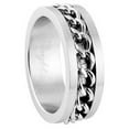 thumbnail image 1 of Biker Style - Chain Link Ring - Goth Motorcycle Rider Gothic Rings For Men, 1 of 1