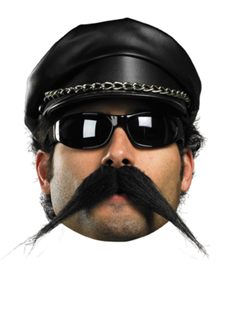 Biker Style Moustache Halloween Accessory