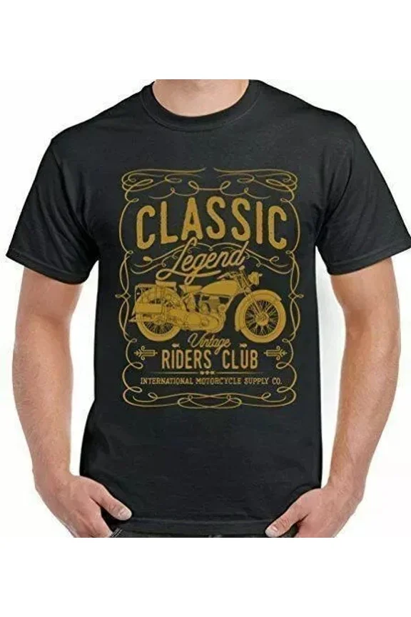 Biker T-Shirt Motorbike Motorcycle Classic Legend Riders Club Mens Bike Unisex S-5XL Hot Trending Shirt, Vintage Birthday Gift