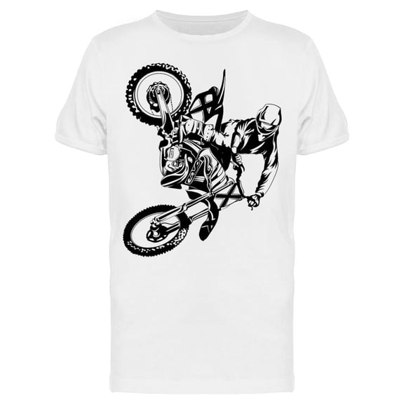 Biker Trick T-Shirt Men -Image by Shutterstock, Male Small