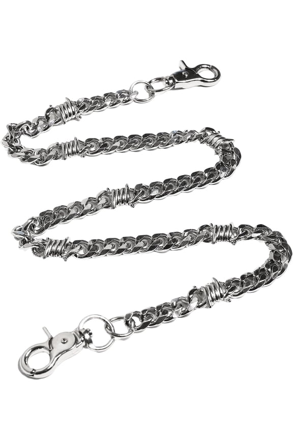 Biker Wallet Chain, Heavy Duty Pocket Chain with Round Clasp, Wallet Chain, Men Chains for Jeans, Pants Clothing Accessories