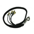 thumbnail image 1 of Biker Whip Get Back 30" All Black with Silver Punisher Skulls .45 Cal Casing, 1 of 2