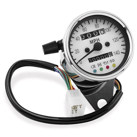 Biker's Choice 76067 Mini Speedo With LED Indicator Light