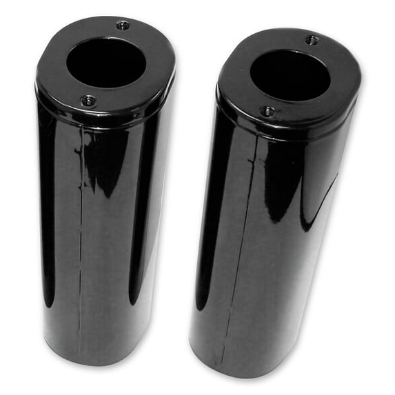Biker's Choice Black Fork Tube Covers +2" 302606