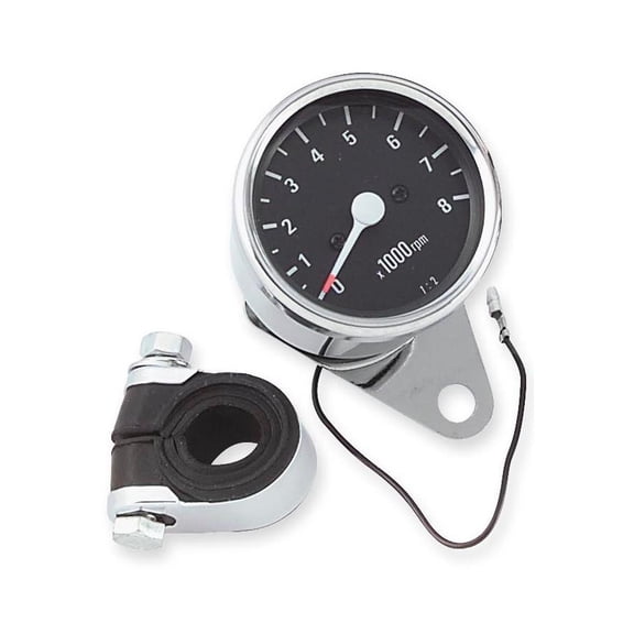 Biker's Choice Custom Mechanical Mini Tachometer for Sportster with 2:1 Mechanical Tach Drive 72116
