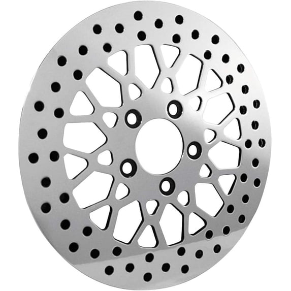 Biker's Choice Mesh Style Brake Rotor - Rear For 06-07 HARLEY FLHX2
