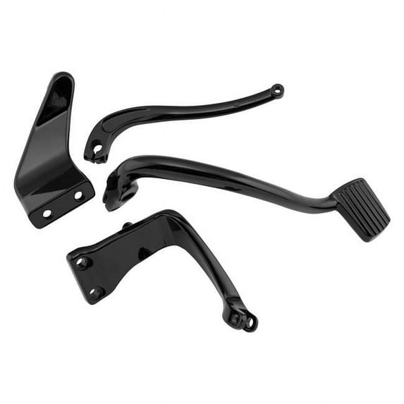Biker's Choice Mid Controls Kit (2" Extended) (Black) Fits 07-17 Harley FXDWG