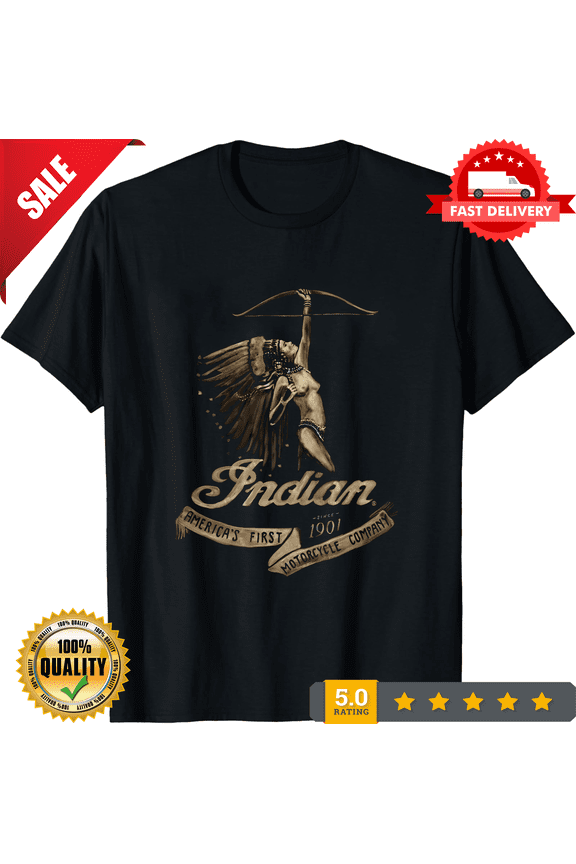 Biker shirt for men -first company in america indian motorcycle t-shirt, ULTRA LIMITED-TH68300