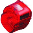 thumbnail image 1 of Bikers Choice 489908 Red Laydown Taillight with Top License Light for Harley Davidson and Big Twin Models, 1 of 1