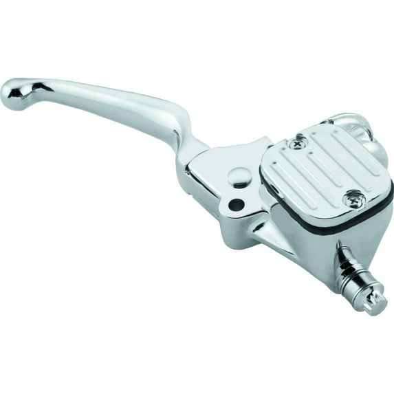 Bikers Choice Chrome Master Cylinder for Harley Davidson Softail, Dyna, and Sportster Models (Part #489987)