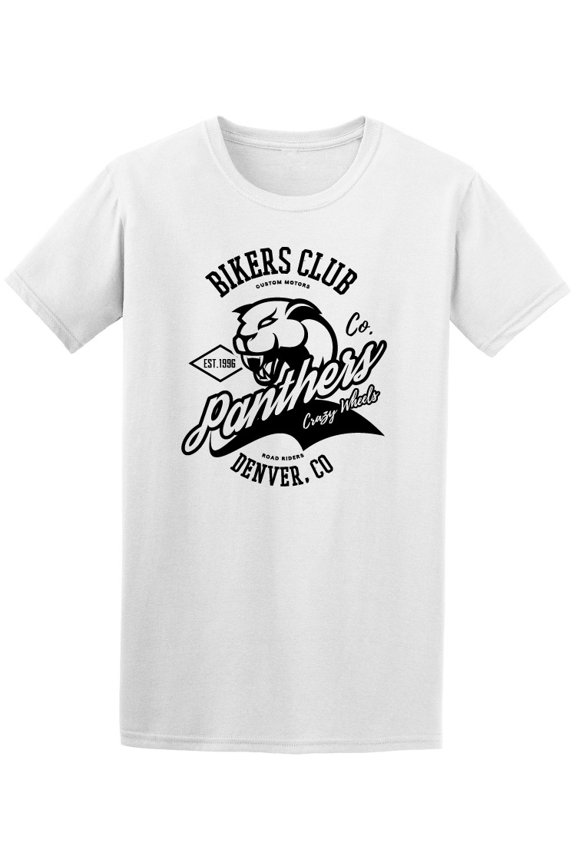 Bikers Club, Panthers, Denver Co T-Shirt Men -Image by Shutterstock, Male Small