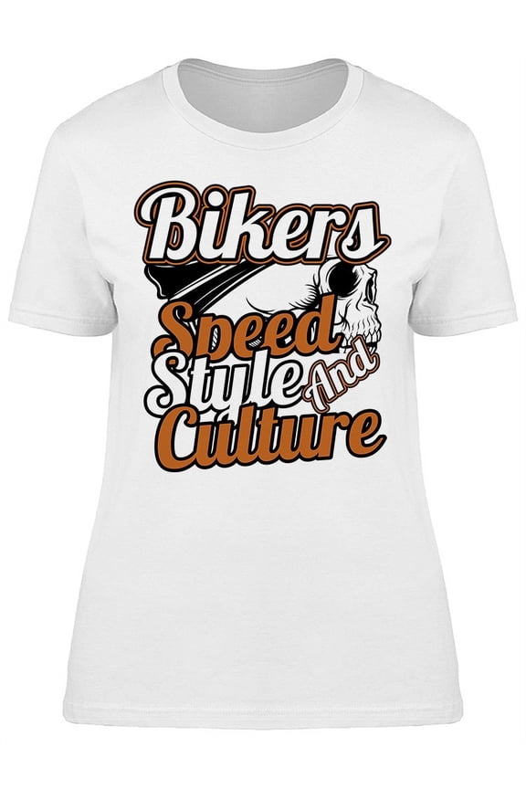 Bikers Speed Style T-Shirt Women -Image by Shutterstock, Female 3X-Large