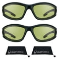 thumbnail image 1 of Bikershades BIFOCAL Motorcycle Safety Glass Z87 Yellow Sport Wrap Men Women, 1 of 6