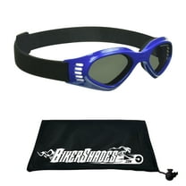 Bikershades Kids Safety Sunglass Goggles Foldable Boys Girls 3 to 8 Years Old Motorcycle Motor-Cross Extreme Sports Skiing