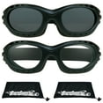 thumbnail image 1 of Bikershades Motorcycle Goggles Bike Riding Skiing Snowboarding Foam Cushion Sunglasses, 1 of 5