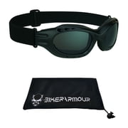 Bikershades Motorcycle Goggles Bike Riding Skiing Snowboarding Foam Cushion Sunglasses
