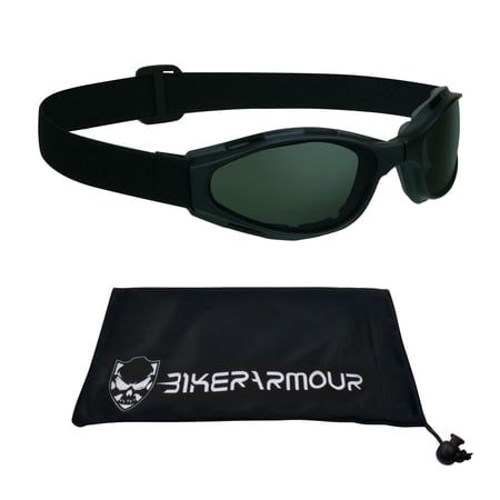 Bikershades Motorcycle Riding Goggles Folding Safety Foldup Wind Proof Men Women