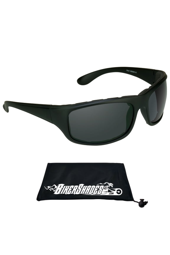 Motorcycle Riding Safety Sunglass Foam Padded Large Fit Wind, Dust and Impact Resistant