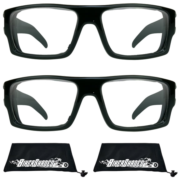 Bikershades Motorcycle Riding Safety glasses Foam Padded Mens Sunglasses Biker Wrap Around Goggles