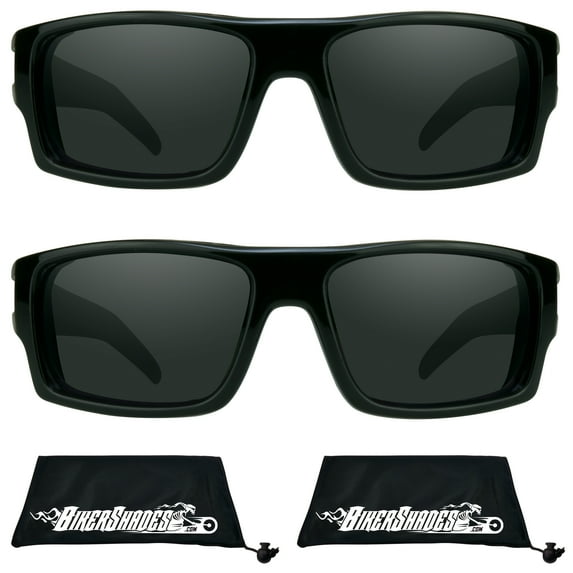 Bikershades Motorcycle Riding Safety glasses Foam Padded Mens Sunglasses Biker Wrap Around Goggles