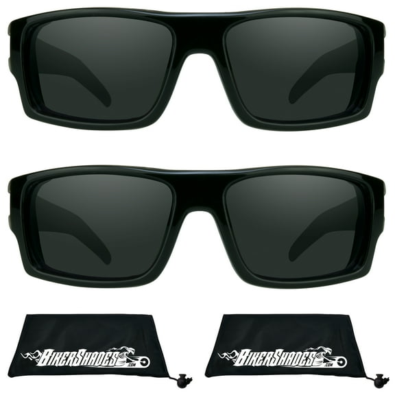 Bikershades Motorcycle Riding Safety glasses Foam Padded Mens Sunglasses Biker Wrap Around Goggles