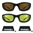 thumbnail image 1 of Bikershades Motorcycle Riding Sunglass Padded Safety Polycarbonate Lens Men Women, 1 of 5