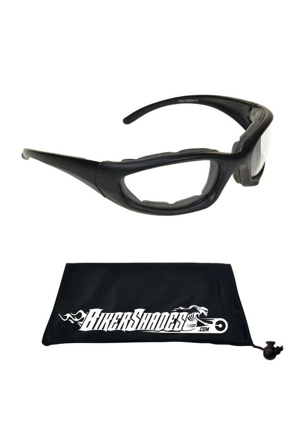 Motorcycle Riding Sunglass Padded Safety Polycarbonate Lens Men Women