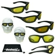 Bikershades Motorcycle Riding Transitional Photochromic Day Night Sunglass Padded Men Women