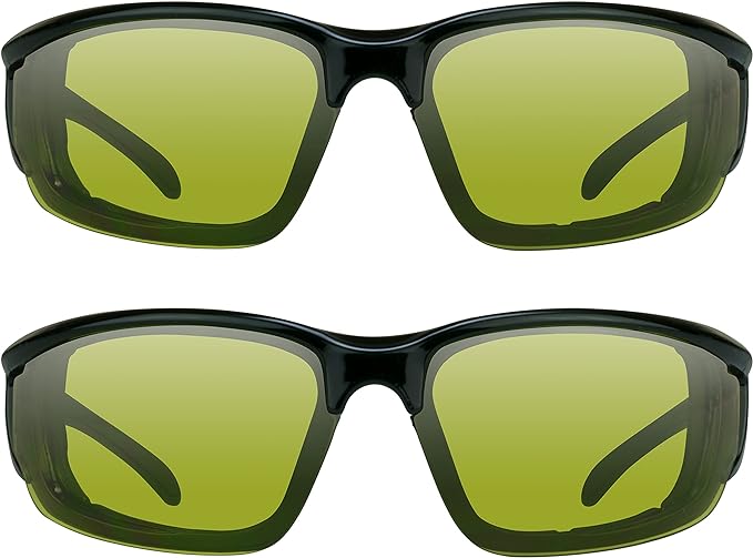 Bikershades Motorcycle Safety Sunglass Foam Padded Mens Windproof Dustproof Large Fit