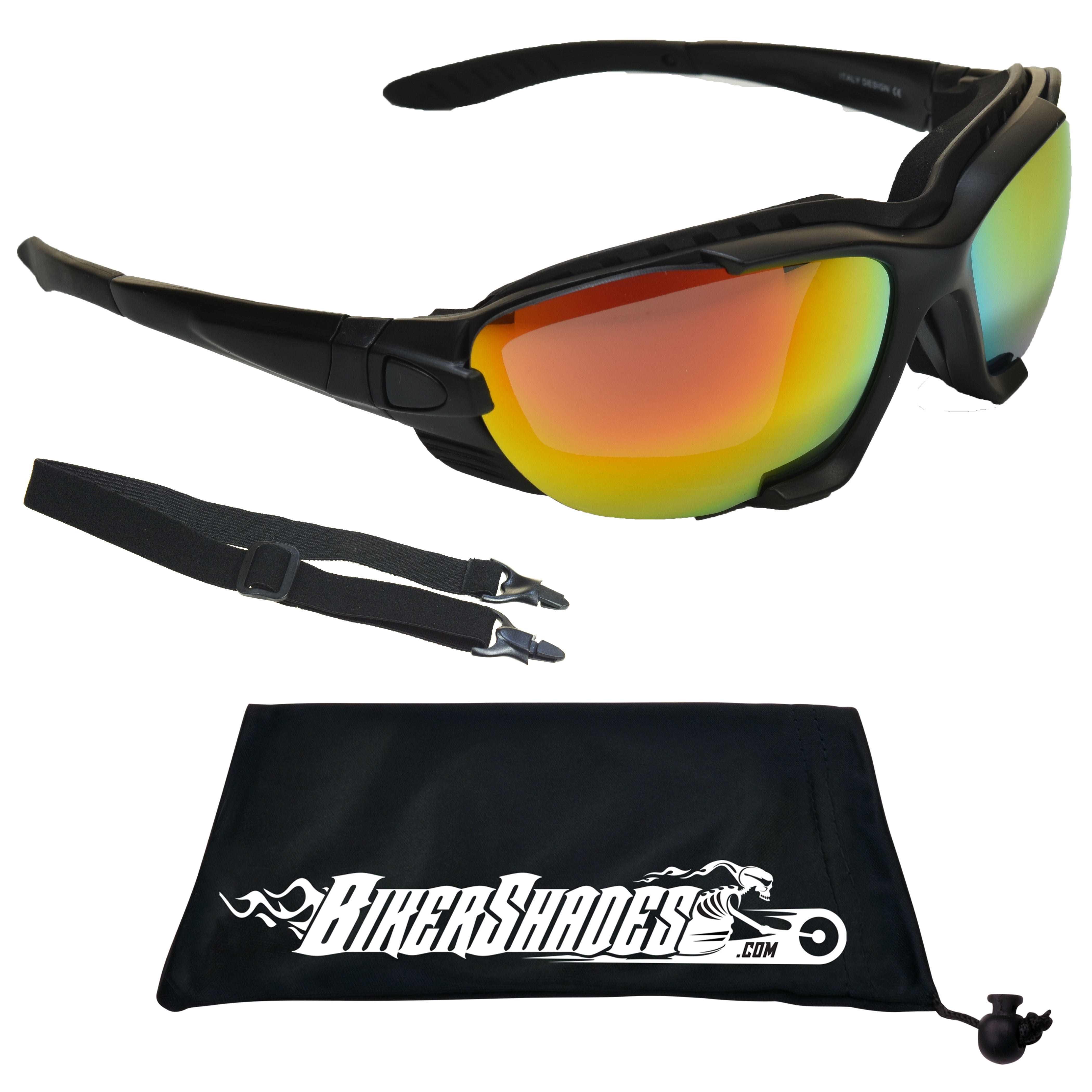 Uv Protection Motorcycle Glasses With Foam Windfall Motorcycle