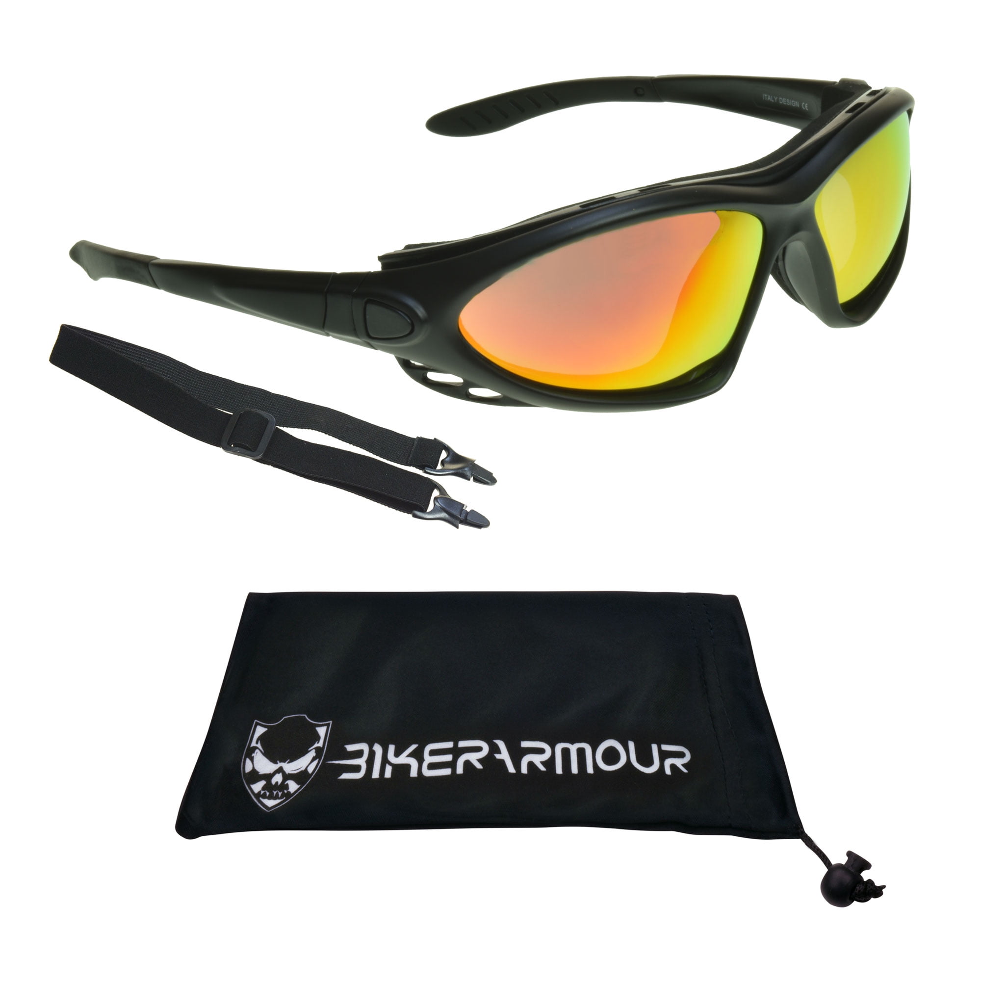 Transition Biker Prescription Sunglasses Fit Over Glasses