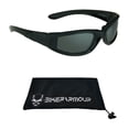 thumbnail image 1 of Bikershades Motorcycle Sunglasse Padded for Men and Women. Wraparound Wind and Dust Resistant Frame., 1 of 4