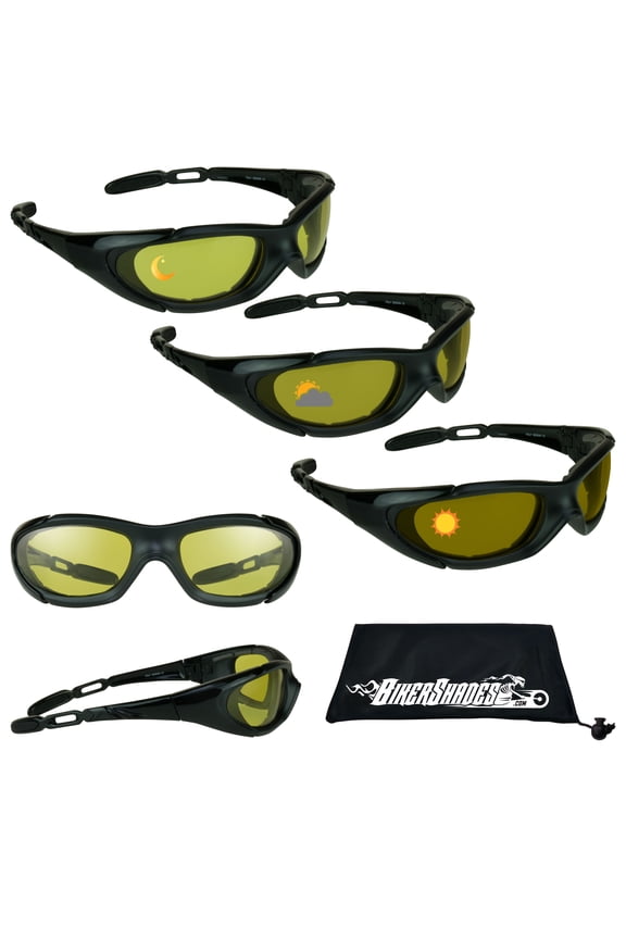 Motorcycle Transitional Night Riding SunGlass Safety Photochromic Mens