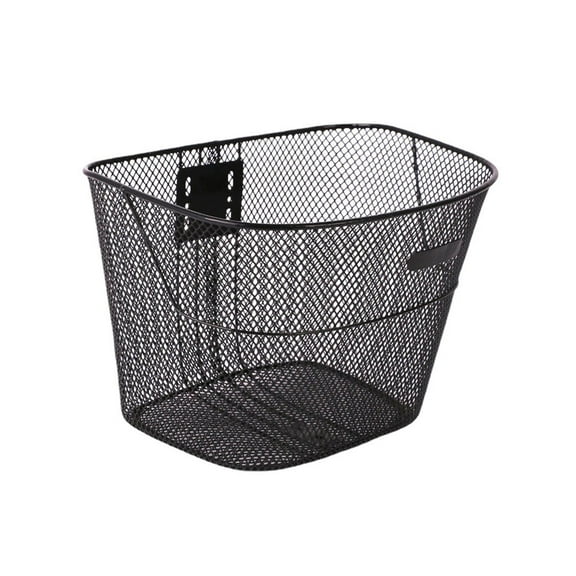 Bikes Basket Front Rear Cargo Rack Bike Frame Basket, Travel Folding Bike Riding Wire Mesh Basket Lightweight for Women Men Organizer,