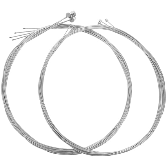 MEIBUTYUP Galvanized Bike Brake Cable, Plated Silver, Professional and Durable for Cycling