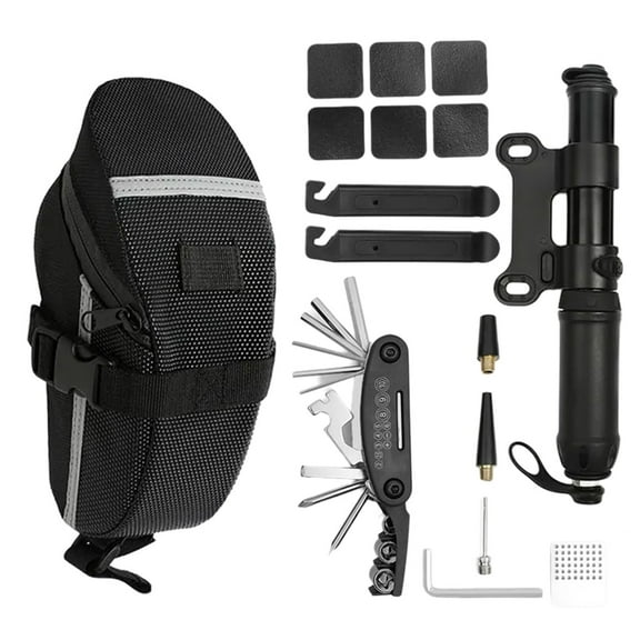 Bikes Tire Repairs Set with Bag Bikes Mechanic Repairs Tool for Mountain Bikes