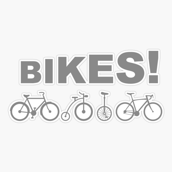 Bikes Water Champ Parent Quote Sticker