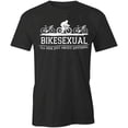 thumbnail image 1 of Bikesexual T-Shirt | Cool Cycling Black Tee Gift, 1 of 5